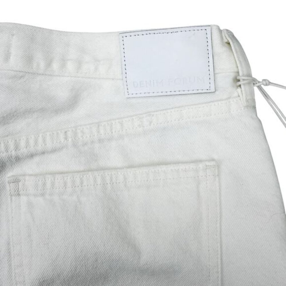 NWT DENIM FORUM Aritzia The Yoko Short Sz 31W A Little White Lie + Slight Flaw - Picture 7 of 8
